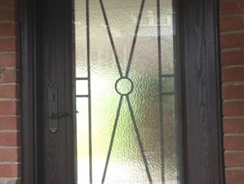 woodgrain stained fiberglass doors oakville