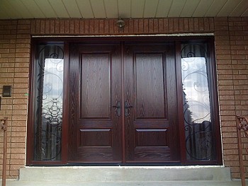 woodgrain fiberglass entry doors mississauga