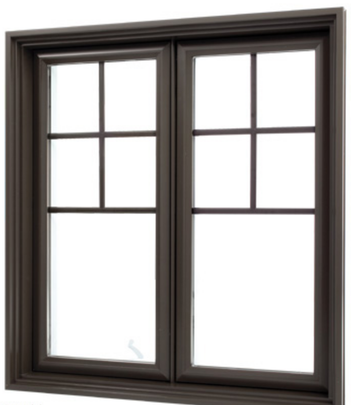 Laflamme European brown wood window at FORHOMES Ltd. in Mississauga