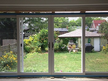 4 panel sliding patio doors interior Caledon