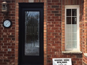 Forhomes black door with glass oakville