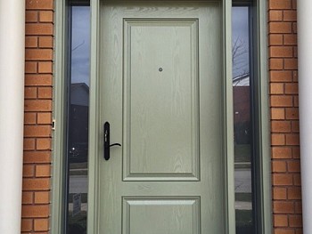 forhomes custom color fiberglass door