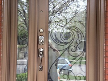 custom window design in forhomes entry door