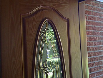 woodgrain door with window mississauga