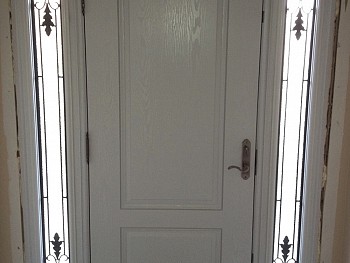 white elegant entry door oakville