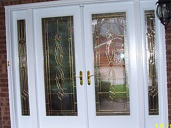 Elegant white exterior doors Caledon