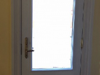 white replacement entry door