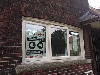 Forhomes vinyl casement windows installation in Caledon