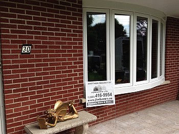 bow window installation Forhomes mississauga